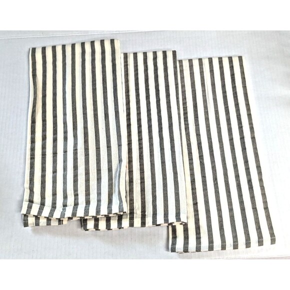 Pumpkin and Spice Kitchen Flour Sack Towels 3-Pc Coffee Cup Cotton Gift NEW - Picture 5 of 6